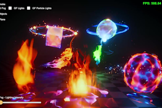 create game vfx, and shader in unity and unreal