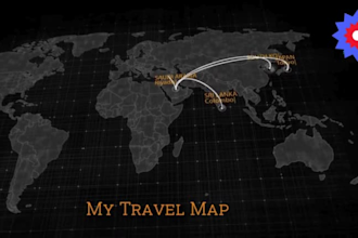 make vox like animated maps for your documentaries or video editing