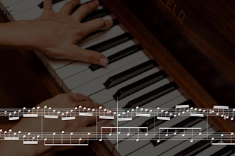 create animated sheet music videos