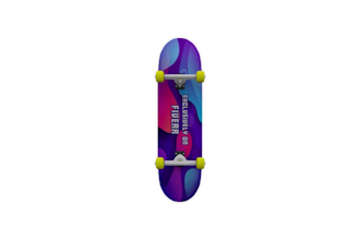make a 3d skateboard mock up 360 perfect loop video