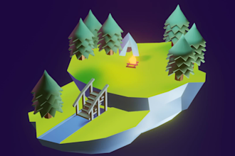 model gameready low poly 3d props for your project