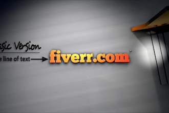 create this epic 3D logo reveal video