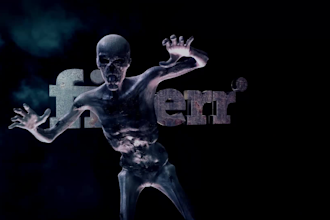 put your logo in a horror halloween animation