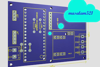 do electronic schematic circuit and pcb gerber
