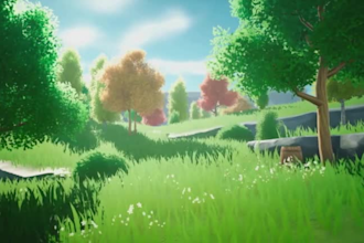 3d stylized game environment 3d game level design 3d scene, props for unity game