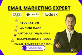 run email marketing list building newsletter using zoho beehiiv or flodesk
