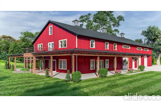 draw barndominium and pole barn floor plans