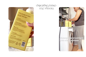 create unboxing ugc videos