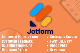 use jotform to create responsive and professional forms