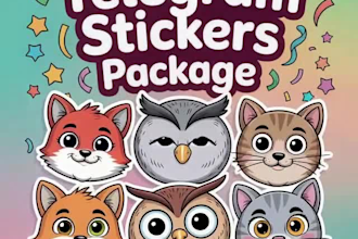 create and animate telegram stickers and telegram stickers package