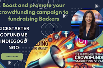 promote to fundraise your crowdfunding campaign to backers and set up meta ads