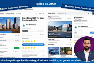 do local SEO to rank website and google profile