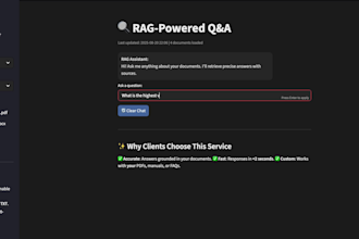create a rag for you