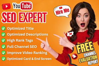 be best youtube SEO expert