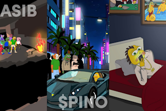 do meme coin animation like pino meme animation