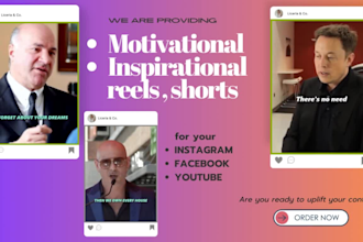 provide motivational and inspirational reels for instagram