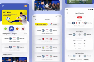 build livestream app social chat app sports livescore app livestreaming website