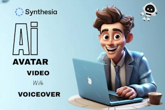 create an ai avatar spokesperson video voiceover in any lang