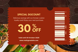design amazing voucher, coupon or gift certificate
