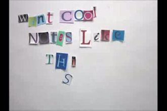 creative animated notes