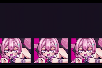 make 2d anime, 2d meme and rabbit hole animation for your vtuber