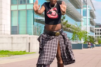 create fire and energetic tiktok dance video on your song