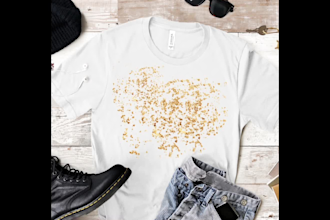 unique abstract tshirt art