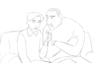 do 2d traditional animation,hand drawn, line art and 2d music video