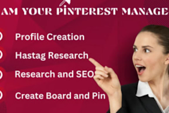 be your pinterest marketing manager