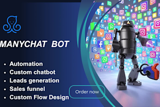 create a social media chatbot using whatsapp and manychat