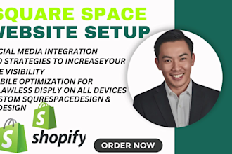 build squarespace website and online store redesign