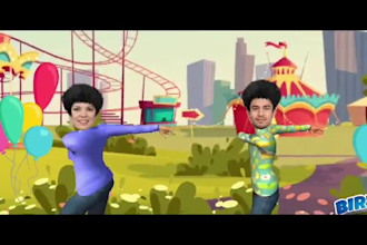 make funny happy birthday video for you