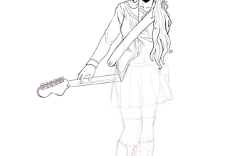 draw your oc or dnd character in my own webtoon artstyle with colours