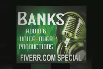 record the best american male voice over gig on fiverr