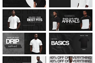 design linkedin banner,shopify hero image,website header,slider,billboard design