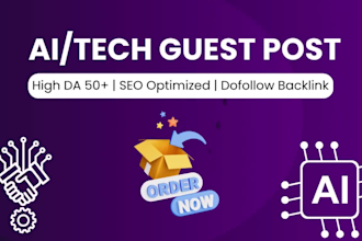 da 60 ai and tech guest post with d ofollow backlink
