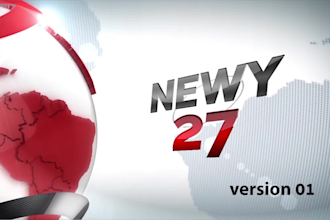 make modern news intros