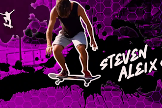 make a short freeze frame animated intro video for you
