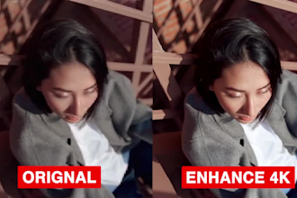 enhance video, low quality videos to high quality 4k res