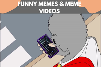 funny viral memes and meme 2 d video animation for social media and website