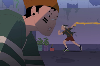 do custom 2d traditional frame by frame anime animation with line art
