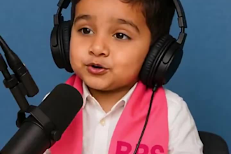 generate a hilarious ai baby voice podcast to go viral for your social media