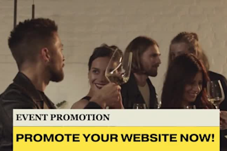 do organic event promotion, eventbrite and social media marketing for your event