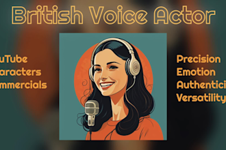 record voice over for videos, audiobooks, podcasts and more