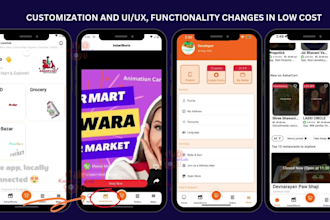 setup, customize, and modify 6ammart, stackfood, or any codecanyon script