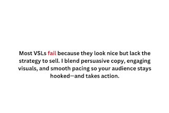 create a high converting vsl video sales letter that boosts sales