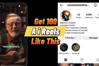 create ai motivational videos, captivating, artificial, storytelling, tech video
