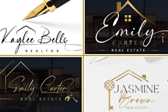 real estate, landscaping, business, property logo real estate flyer