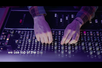 mix and master your music for radio, itunes, or any other platform
