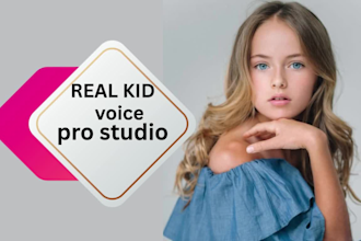 sing your song with my 7 year kids or children voice